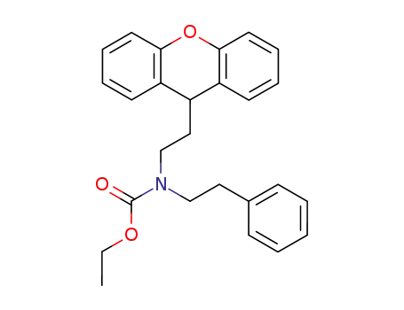 phenethyl-[2-(9<i>H</i>-xanthen-9-yl)-ethyl]-carbamic acid ethyl ester
