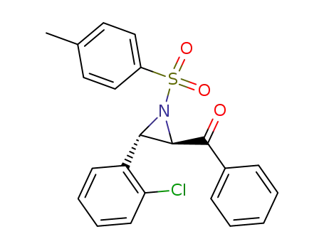 {3-(2-chlorophenyl)-1-[(4-methylphenyl)sulfonyl]-2-aziridinyl}(phenyl)methanone
