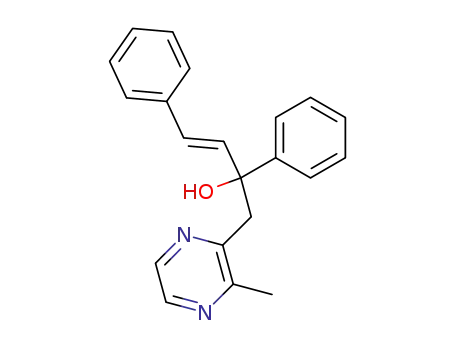 (E)-1-(3-Methyl-pyrazin-2-yl)-2,4-diphenyl-but-3-en-2-ol