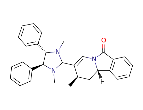 (2R,10bS)-3-((4S,5S)-1,3-Dimethyl-4,5-diphenyl-imidazolidin-2-yl)-2-methyl-1,10b-dihydro-2H-pyrido[2,1-a]isoindol-6-one