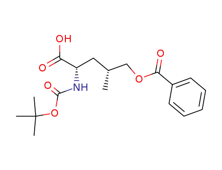 Benzoic acid (2R,4S)-4-tert-butoxycarbonylamino-4-carboxy-2-methyl-butyl ester