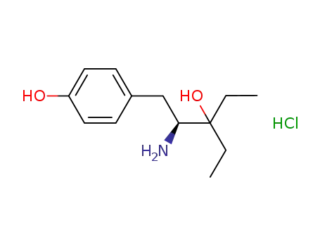4-[(S)-2-amino-3-ethyl-3-hydroxypentyl]phenol hydrochloride