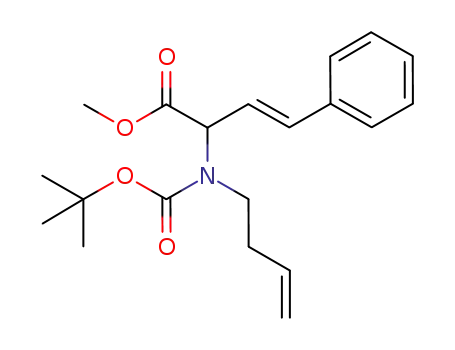 tert-butyl (E)-1-(methoxycarbonyl)-3-phenylallylbut-3-enylcarbamate