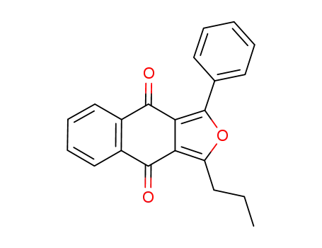 Molecular Structure of 1239889-76-9 (1-phenyl-3-propylnaphtho[2,3-c]furan-4,9-dione)