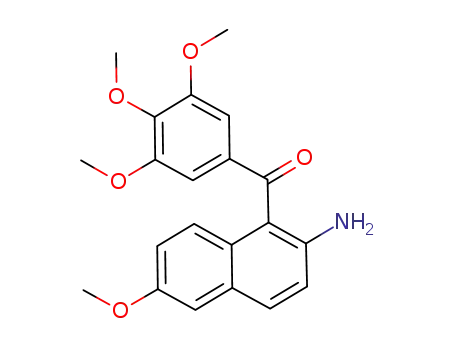 2-amino-6-methoxy-1-(3',4',5'-trimethoxybenzoyl)naphthalene