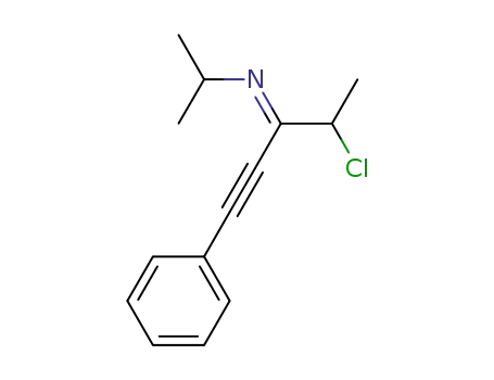 (E)-N-(4-chloro-1-phenylpent-1-yn-3-ylidene)-isopropylamine