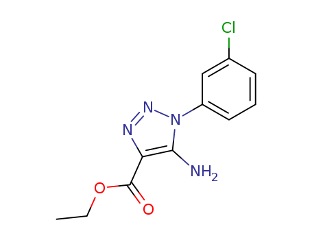 5-Amino-1-(3-chlorophenyl)-1H-1,2,3-triazole-4-carboxylicacid ethyl ester