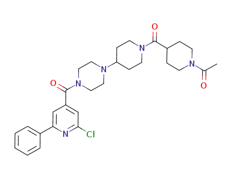 C<sub>29</sub>H<sub>36</sub>ClN<sub>5</sub>O<sub>3</sub>