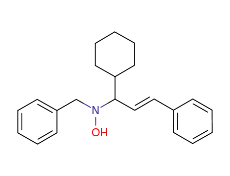N-benzyl-N-(1-cyclohexyl-3-phenylallyl)hydroxylamine