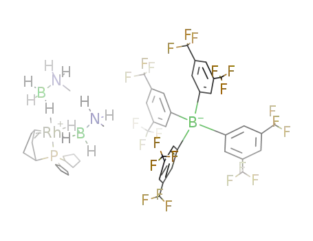 [rhodium(I)P(Cyp2)(η2-C5H7)(η2-H3BNH2(CH3))(η1-H3BNH2(CH3))]B(C6H3(CF3)2)4