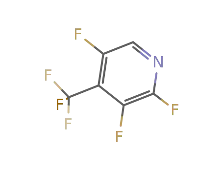 Molecular Structure of 675602-93-4 (2,3,5-TRIFLUORO-4-(TRIFLUOROMETHYL)PYRIDINE, 97)