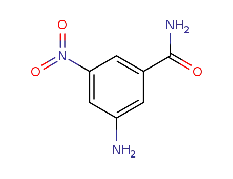 Molecular Structure of 75633-69-1 (Benzamide, 3-amino-5-nitro-)