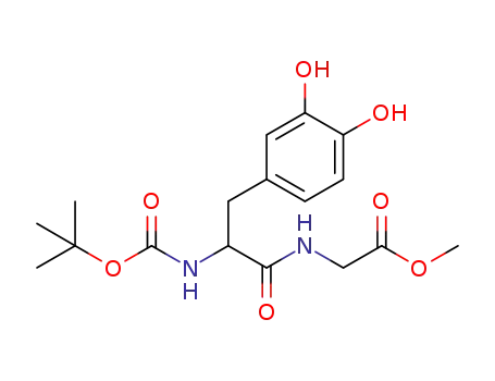 [2-tert-butoxycarbonylamino-3-(3,4-dihydroxyphenyl)-propionylamino]-acetic acid methyl ester