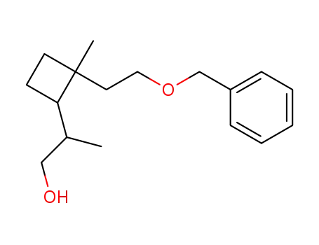 2-[2-(2-benzyloxy-ethyl)-2-methyl-cyclobutyl]-propan-1-ol