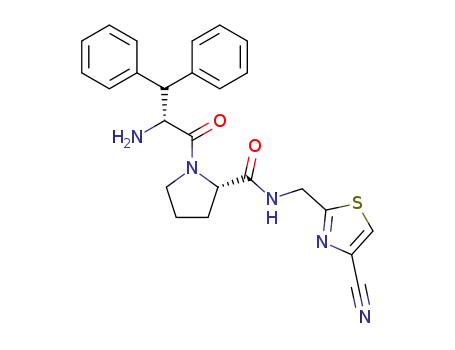 (S)-1-((R)-2-Amino-3,3-diphenyl-propionyl)-pyrrolidine-2-carboxylic acid (4-cyano-thiazol-2-ylmethyl)-amide