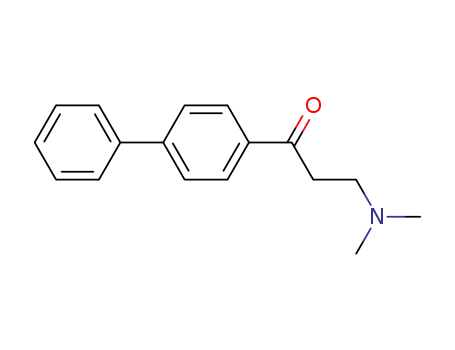 Molecular Structure of 105398-43-4 (1-Propanone, 1-[1,1'-biphenyl]-4-yl-3-(dimethylamino)-)
