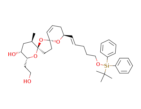(2R,3R,5R,6R,8R,10S)-10-[(E)-5-(tert-Butyl-diphenyl-silanyloxy)-pent-1-enyl]-2-(2-hydroxy-ethyl)-5-methyl-1,7,9-trioxa-dispiro[5.1.5.2]pentadec-12-en-3-ol