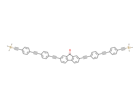 2,7-di[p-(p-{trimethylsilylethynyl}phenylethynyl)phenylethynyl]fluoren-9-one