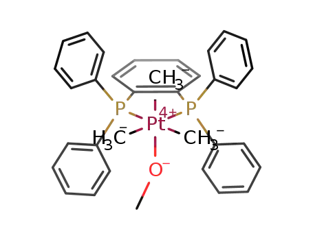 fac-(o-bis(diphenylphosphino)benzene)(methoxo)trimethylplatinum(IV)