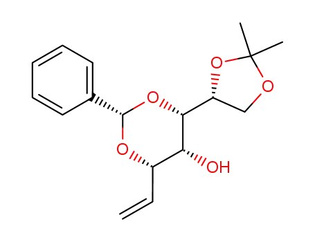 3,5(S)-O-benzylidene-1,2-dideoxy-6,7-O-isopropylidene-D-gluco-1-heptenitol