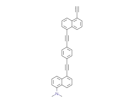 1-Naphthalenamine,
5-[[4-[(5-ethynyl-1-naphthalenyl)ethynyl]phenyl]ethynyl]-N,N-dimethyl-