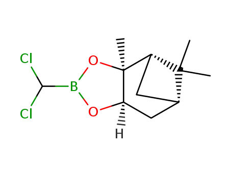Molecular Structure of 87249-60-3 ((S)-(+)-PINANEDIOL (DICHLORMETHYL)BORONATE)
