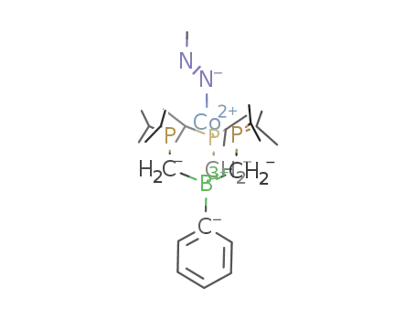 C<sub>6</sub>H<sub>5</sub>B(CH<sub>2</sub>P(C<sub>3</sub>H<sub>7</sub>)2)3CoN<sub>2</sub>CH<sub>3</sub>