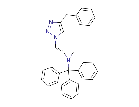 4-benzyl-1-{[(S)-1-tritylaziridin-2-yl]methyl}-1H-1,2,3-triazole