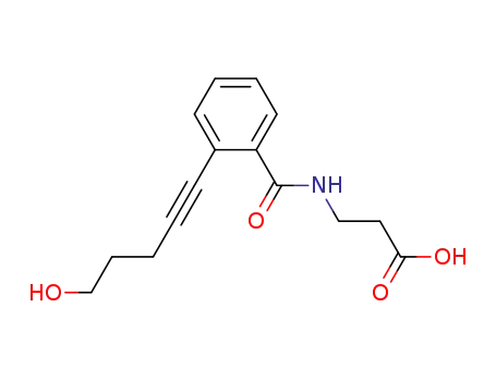 3-[2-(5-hydroxy-pent-1-ynyl)-benzoylamino]-propionic acid