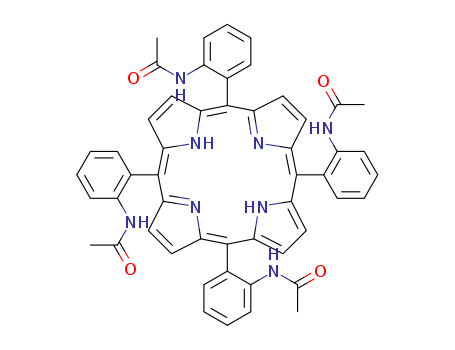 N-[2-[10,15,20-tris(2-acetamidophenyl)-21,24-dihydroporphyrin-5-yl]phenyl]acetamide