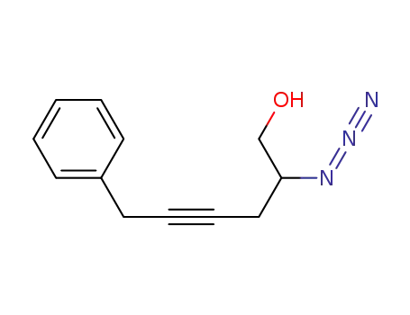 1-hydroxy-2-azido-6-Phenylhex-4-yn