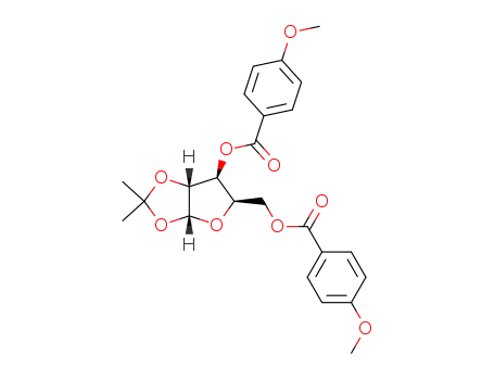 1,2-O-isopropylidene-3,5-di-O-p-methoxybenzoyl-α-D-xylofuranose