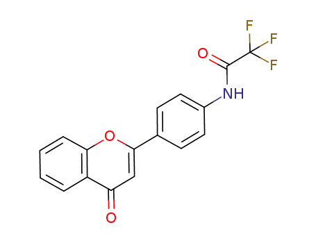 Molecular Structure of 1236769-79-1 (4'-trifluoroacetamidoflavone)