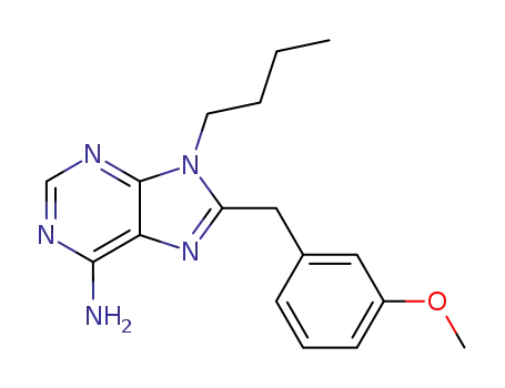 9H-Purin-6-amine, 9-butyl-8-[(3-methoxyphenyl)methyl]-