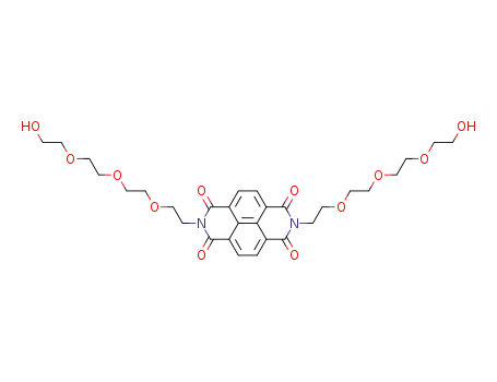 Molecular Structure of 261374-62-3 (2,7-bis-(2-{2-[2-(2-hydroxy-ethoxy)-ethoxy]-ethoxy}-ethyl)-benzo-[lmn]-[3,8]phenanthroline-1,3,6,8-tetraone)