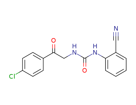 Urea, N-[2-(4-chlorophenyl)-2-oxoethyl]-N'-(2-cyanophenyl)-