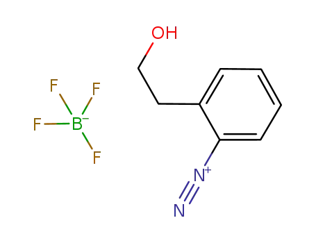 Molecular Structure of 1123533-22-1 (2-(2-hydroxyethyl)benzenediazonium tetrafluoroborate)