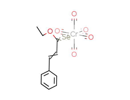 pentacarbonyl(3-phenylselenoacrylic acid O-ethyl ester)chromium