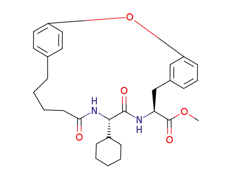 methyl [12S,9S]-(12-cyclohexyl-11,14-dioxo-2-oxa-10,13-diazatricyclo[17.2.2.1<sup>3,7</sup>]tetracosa-1<sup>(22)</sup>,3<sup>(24)</sup>,4,6,19<sup>(23)</sup>,20-hexane-9-carboxylate)