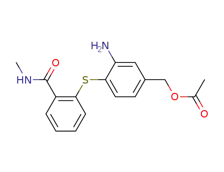 N-methyl-2-(4'-acetoxymethyl-2'-aminophenylthio)benzylamine