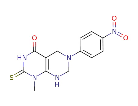 1-methyl-6-(4-nitrophenyl)-2,5,7,8-tetrahydro-2-thiopyrimido[4,5-d]pyrimidin-4-one