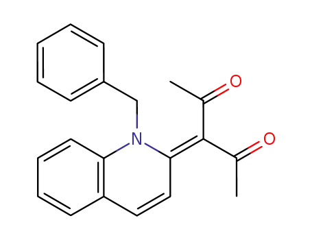 2-[bis(acetyl)methylene]-1-benzyl-1,2-dihydroquinoline