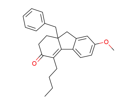 9a-benzyl-4-butyl-7-methoxy-1,2,9,9a-tetrahydro-3H-fluoren-3-one
