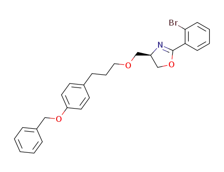 (R)-4-{[3-(4-benzyloxyphenyl)propoxy]methyl}-2-(2-bromophenyl)-4,5-dihydro-1,3-oxazole