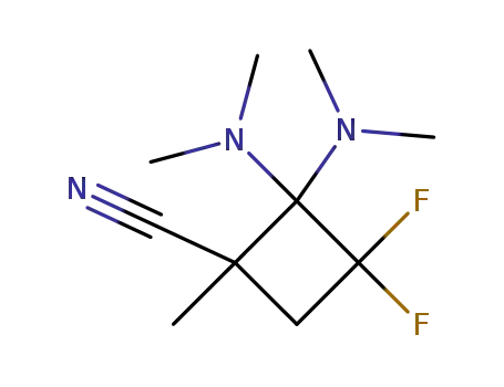Cyclobutanecarbonitrile, 2,2-bis(dimethylamino)-3,3-difluoro-1-methyl-