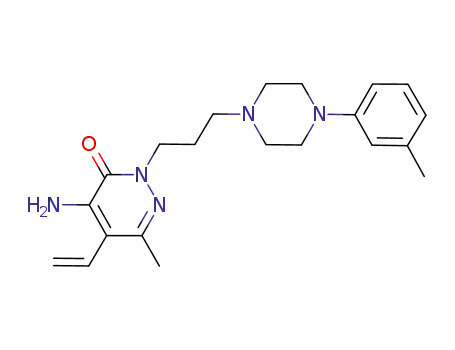 4-amino-6-methyl-2-{3-[4-(3-methylphenyl)piperazin-1-yl]propyl}-5-vinylpyridazin-3(2H)-one