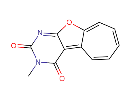 Molecular Structure of 433282-78-1 (9-methyl-cyclohepta[b]pyrimido[5,4-d]furan-8,10(9H)-dione)