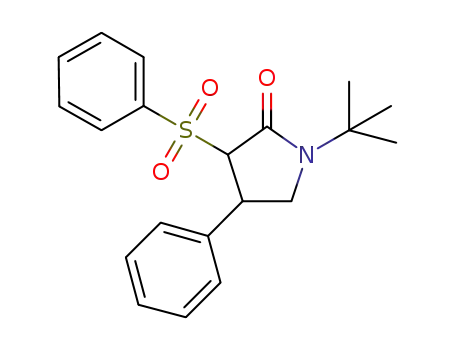 1-(tert-Butyl)-4-phenyl-3-(phenylsulfonyl)pyrrolidin-2-one