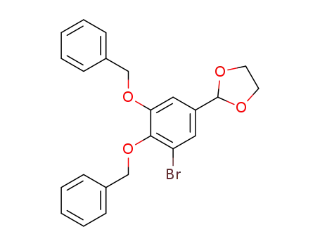 2-(3,4-bis-benzyloxy-5-bromo-phenyl)-[1,3]dioxolane