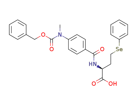 (2S)-2-N-[4-(N-benzyloxycarbonyl-N-methyl)aminobenzoyl]amino-4-(phenylselenyl)butyric acid